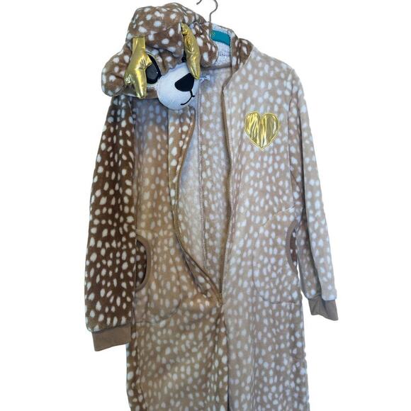 Funzietime Deer One Piece Pajamas Women's Size Small S - Picture 9 of 13